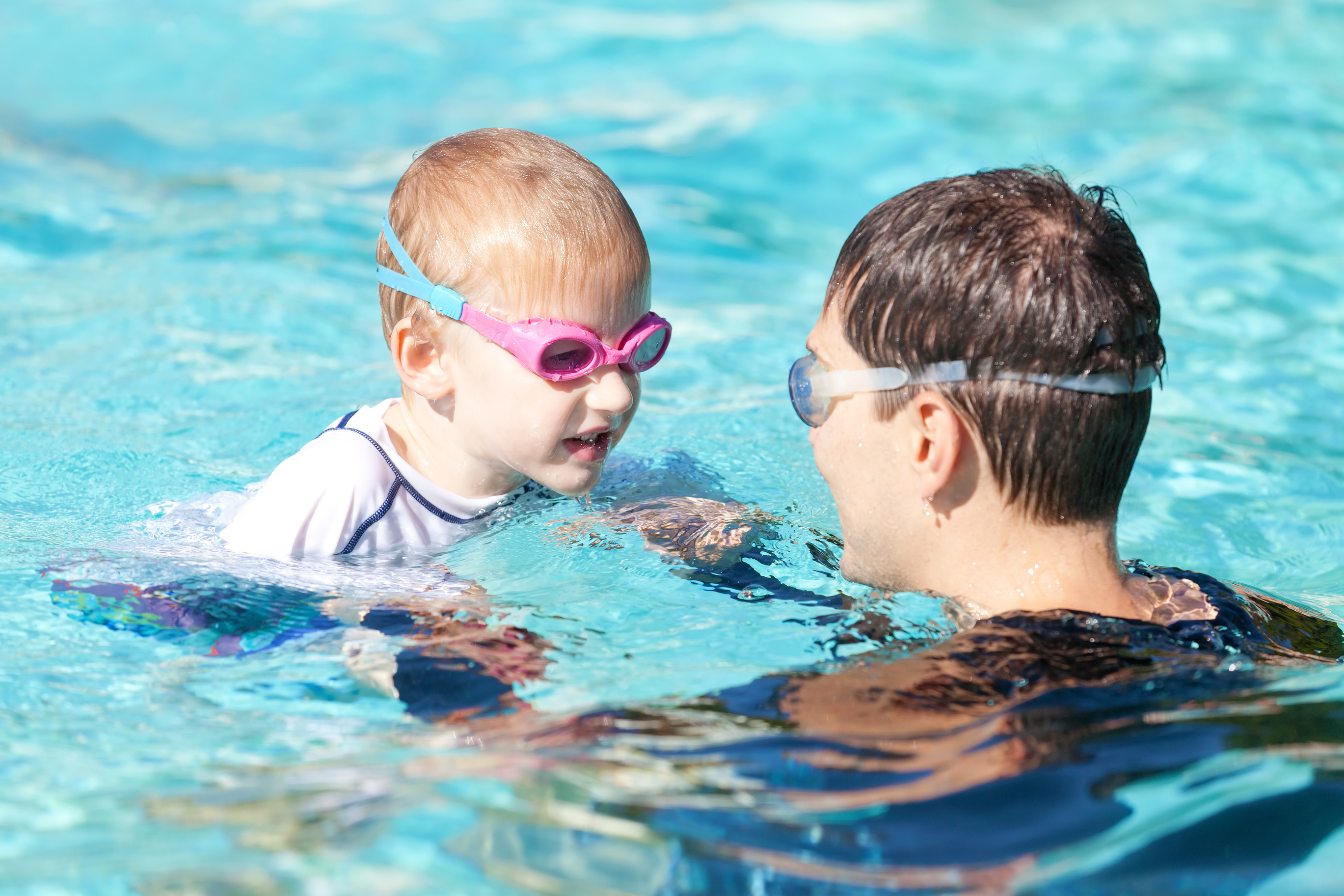 Swimming classes for kids with certified instructor